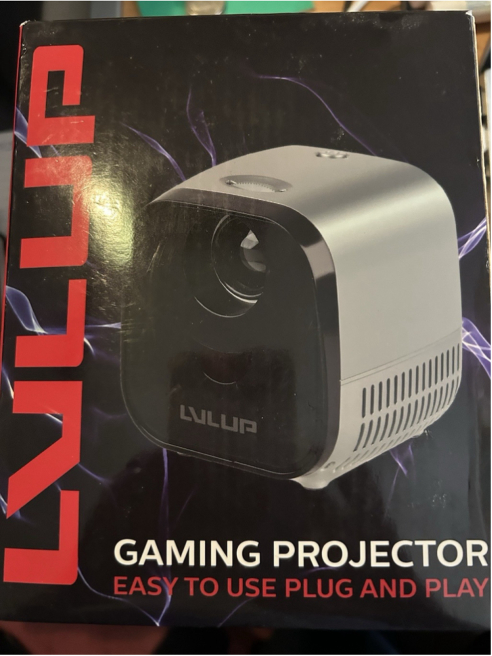 LVLUP Gaming Projector Model LU900 Silver Up to 2200 LED Pixels
